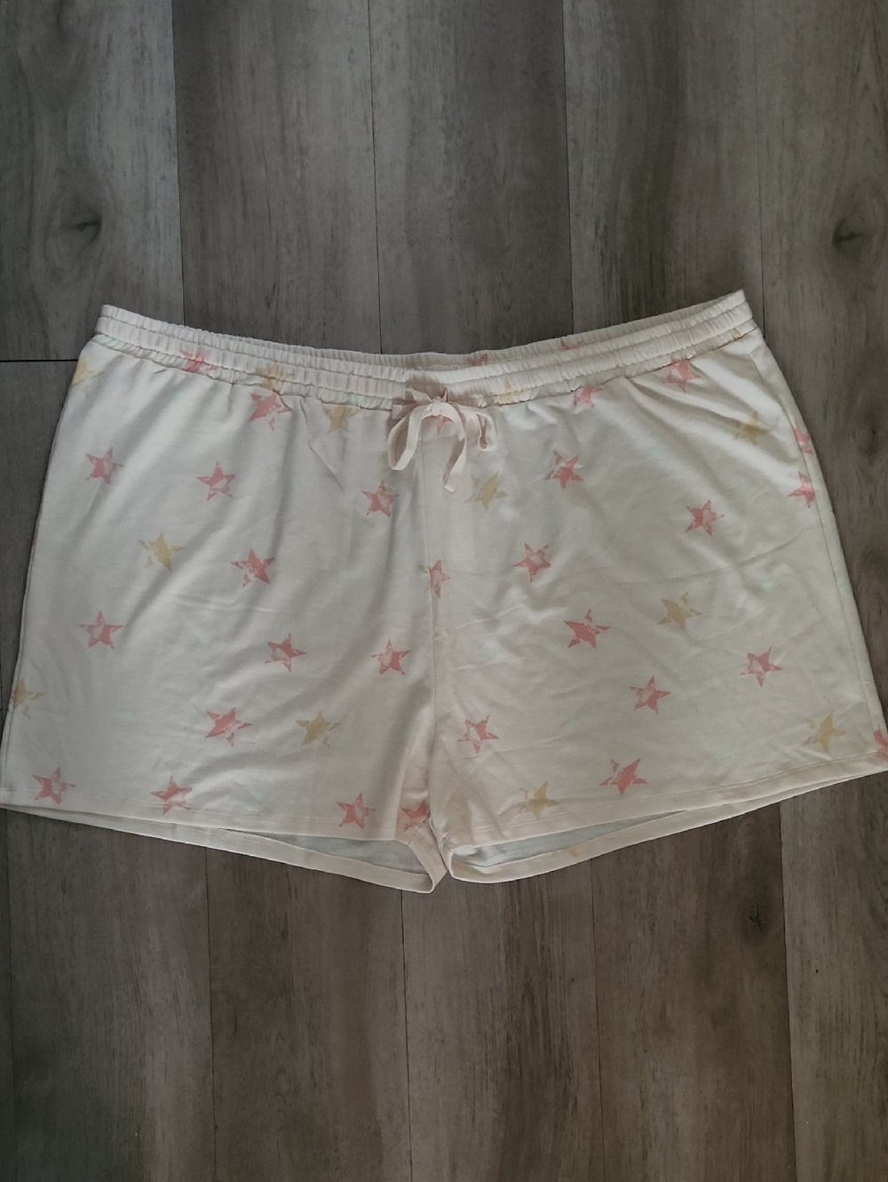 Como Blu Light Pink Star-Print Lounge Shorts